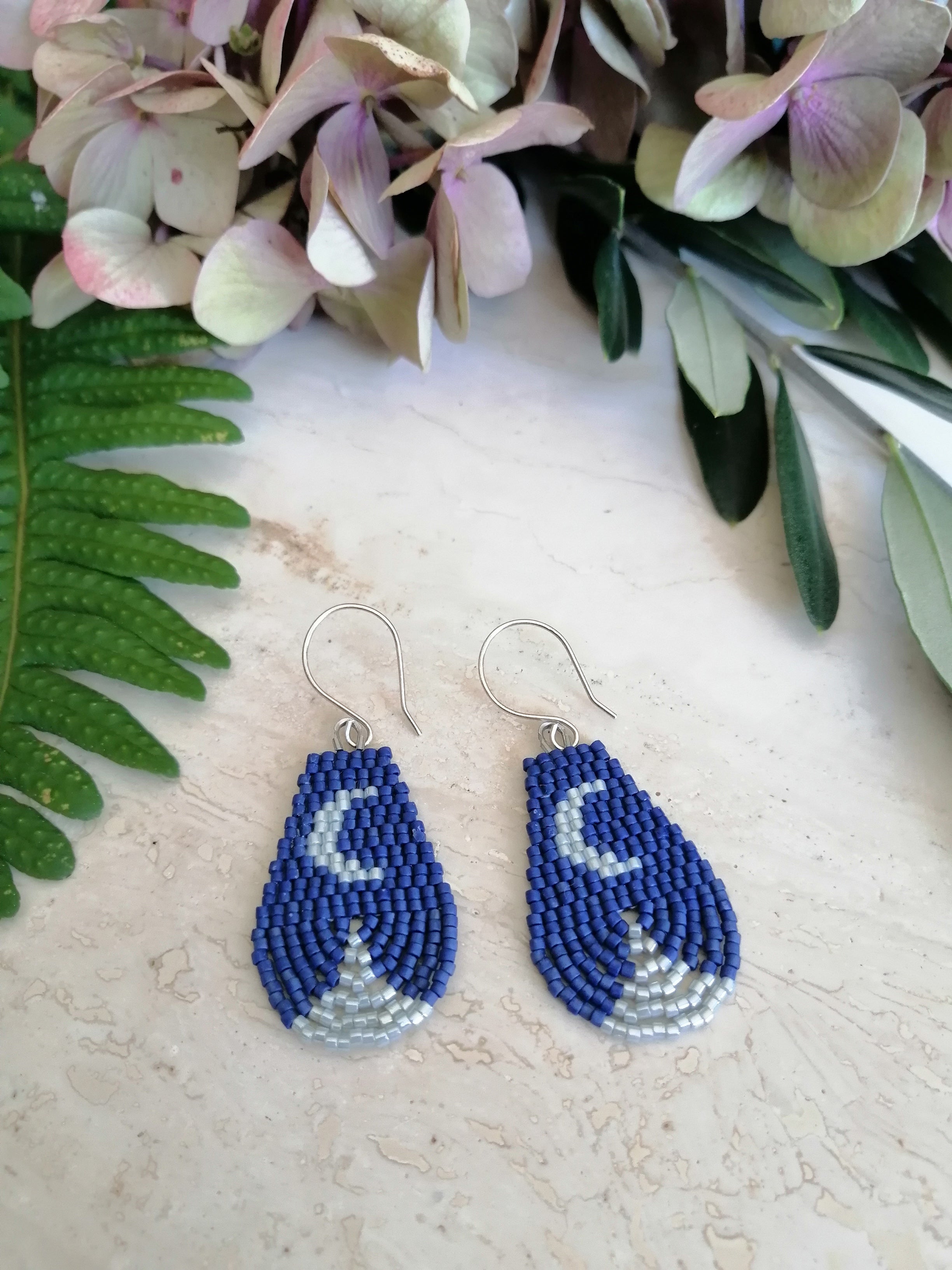 Boucles d'oreilles tissées LUNA