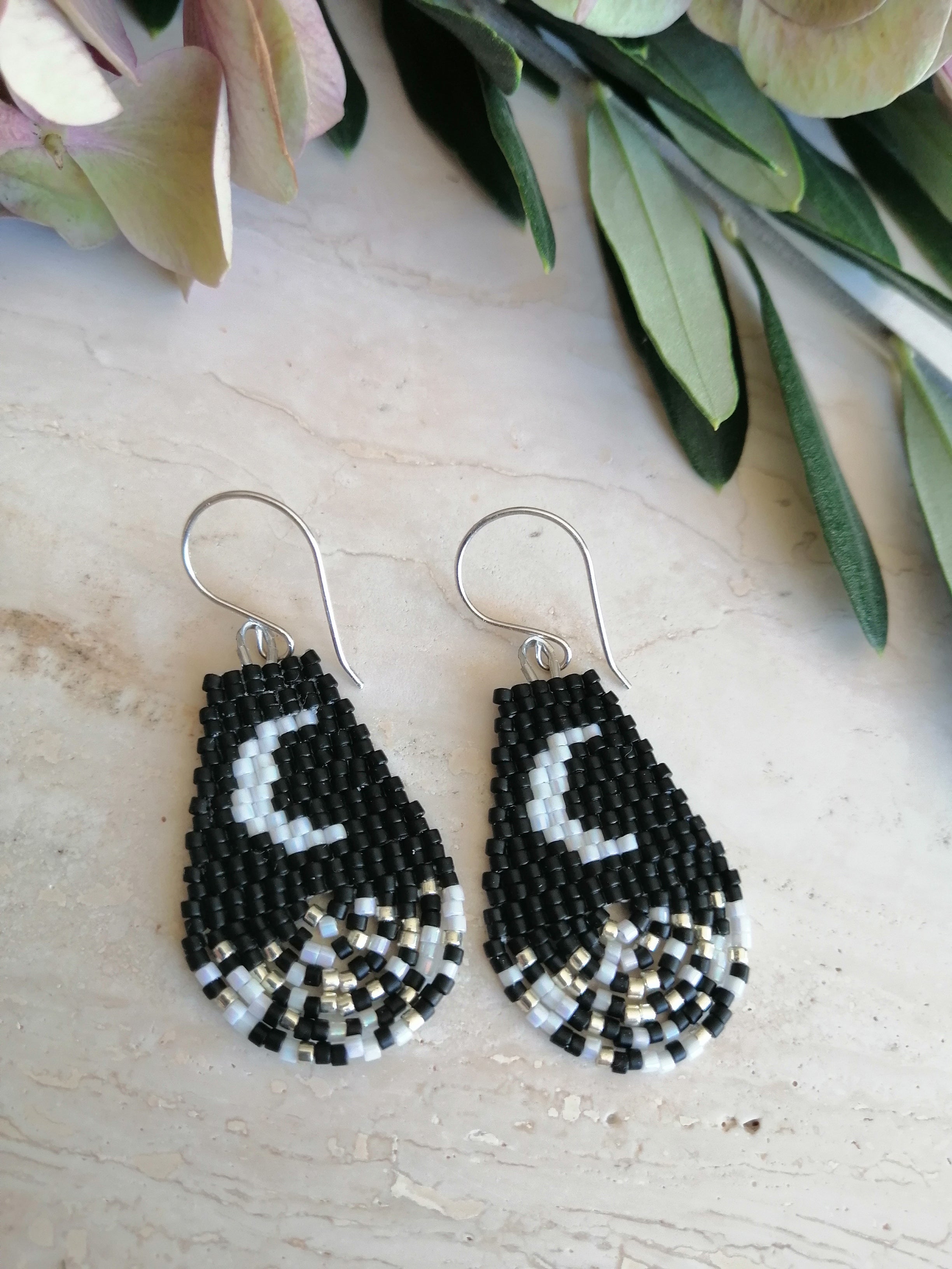 Boucles d'oreilles tissées LUNA