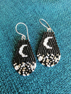 Boucles d'oreilles tissées LUNA