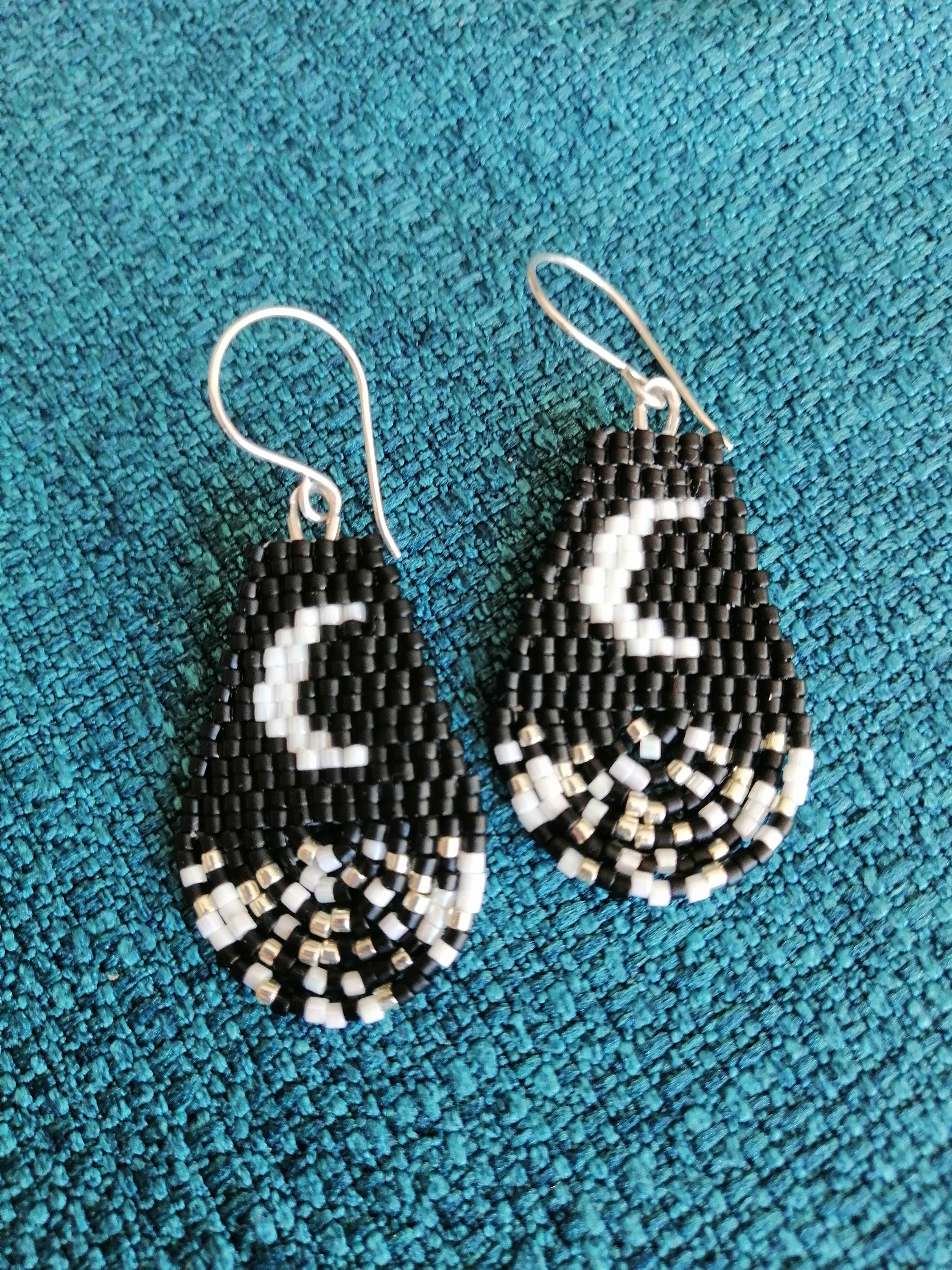 Boucles d'oreilles tissées LUNA