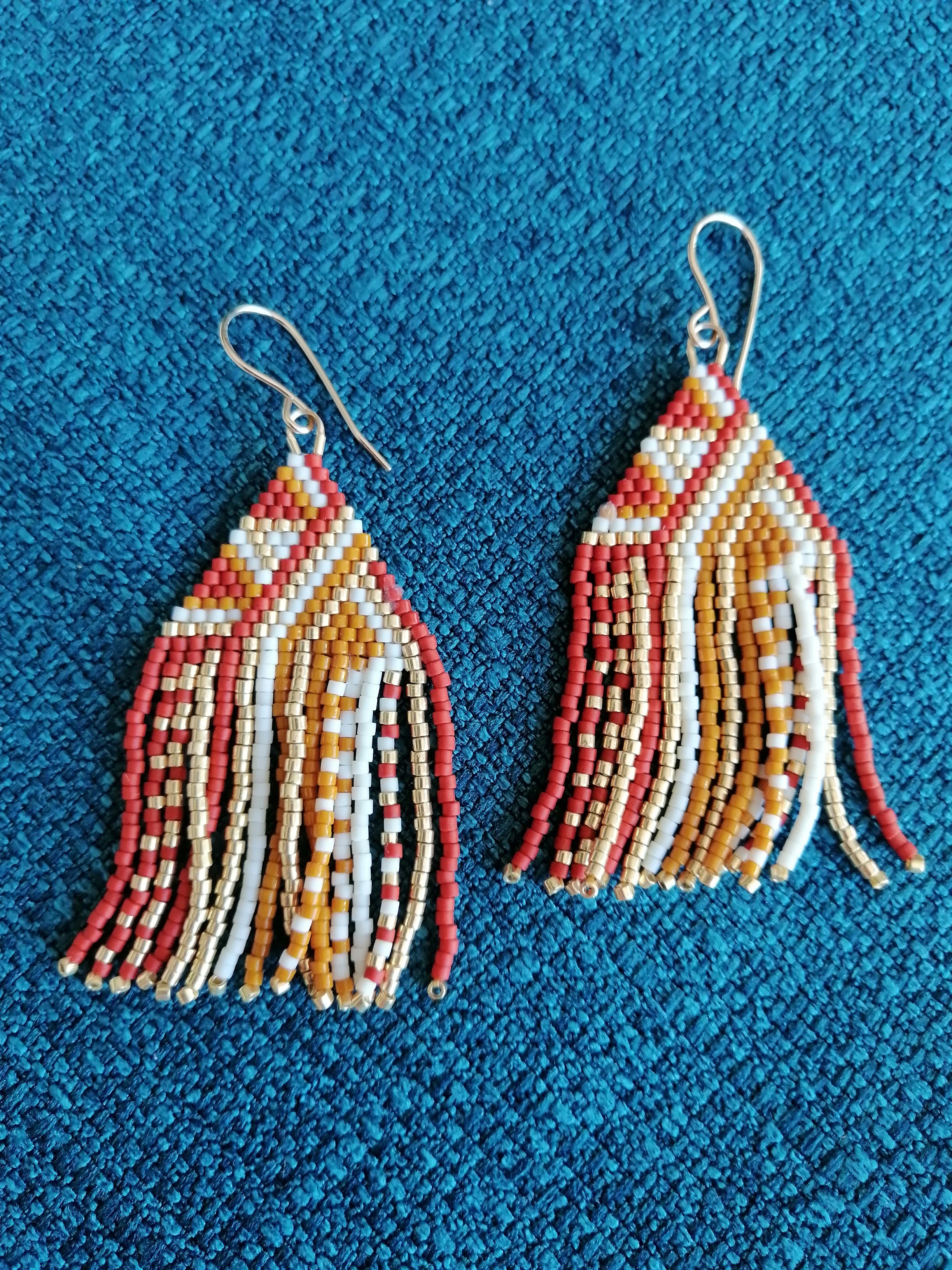 Boucles d'oreilles tissées LISA