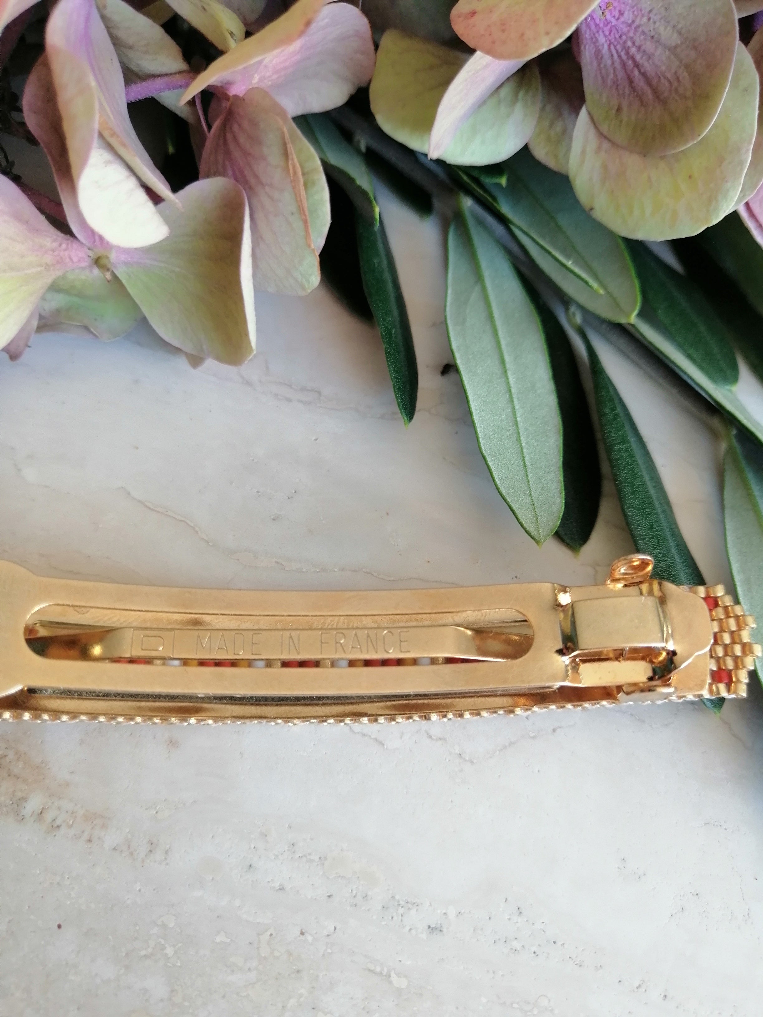 Barrette à cheveux tissée COLINE