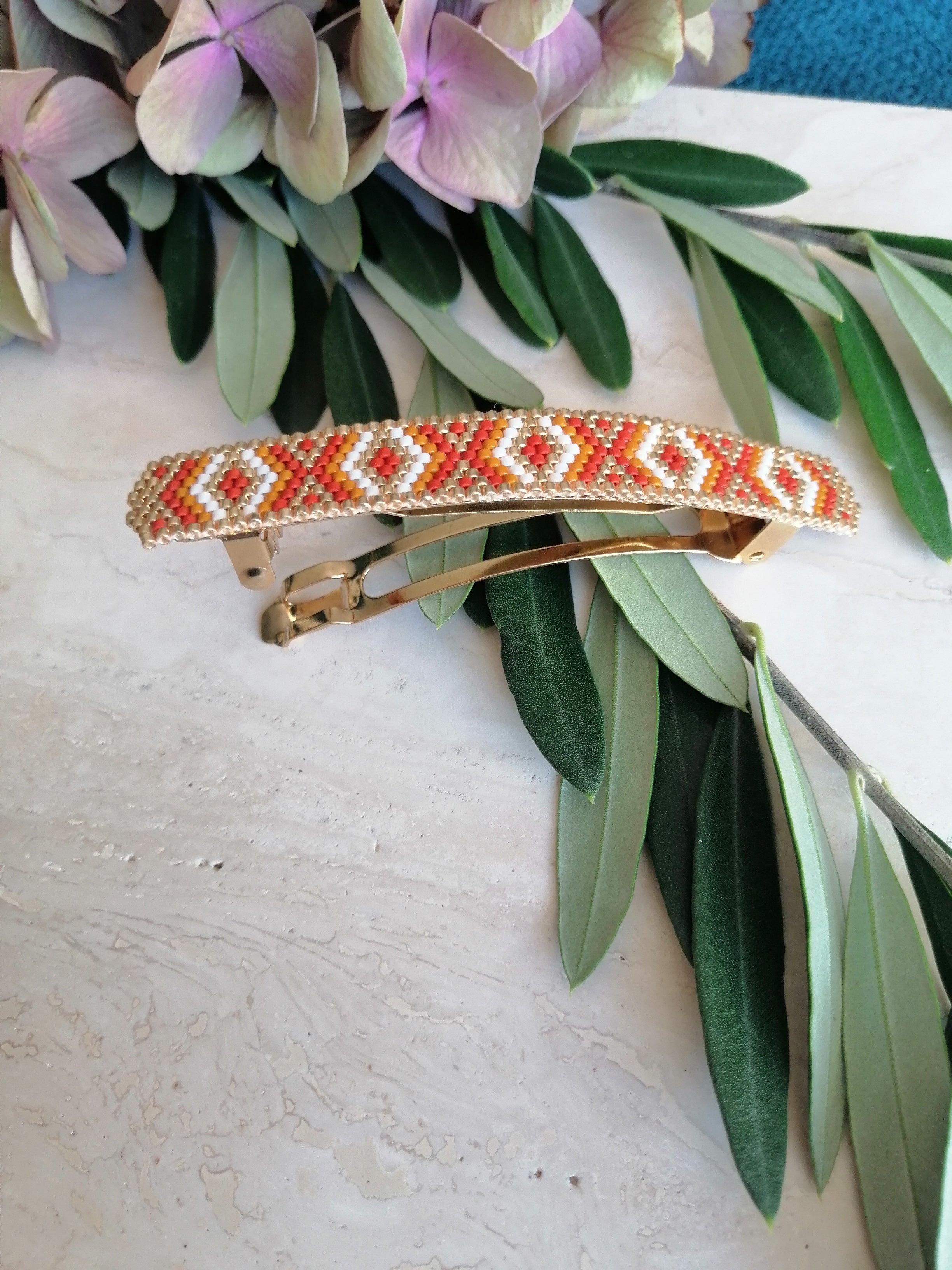 Barrette à cheveux tissée COLINE