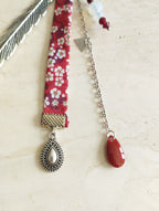 Marque-page Blossom Rouge