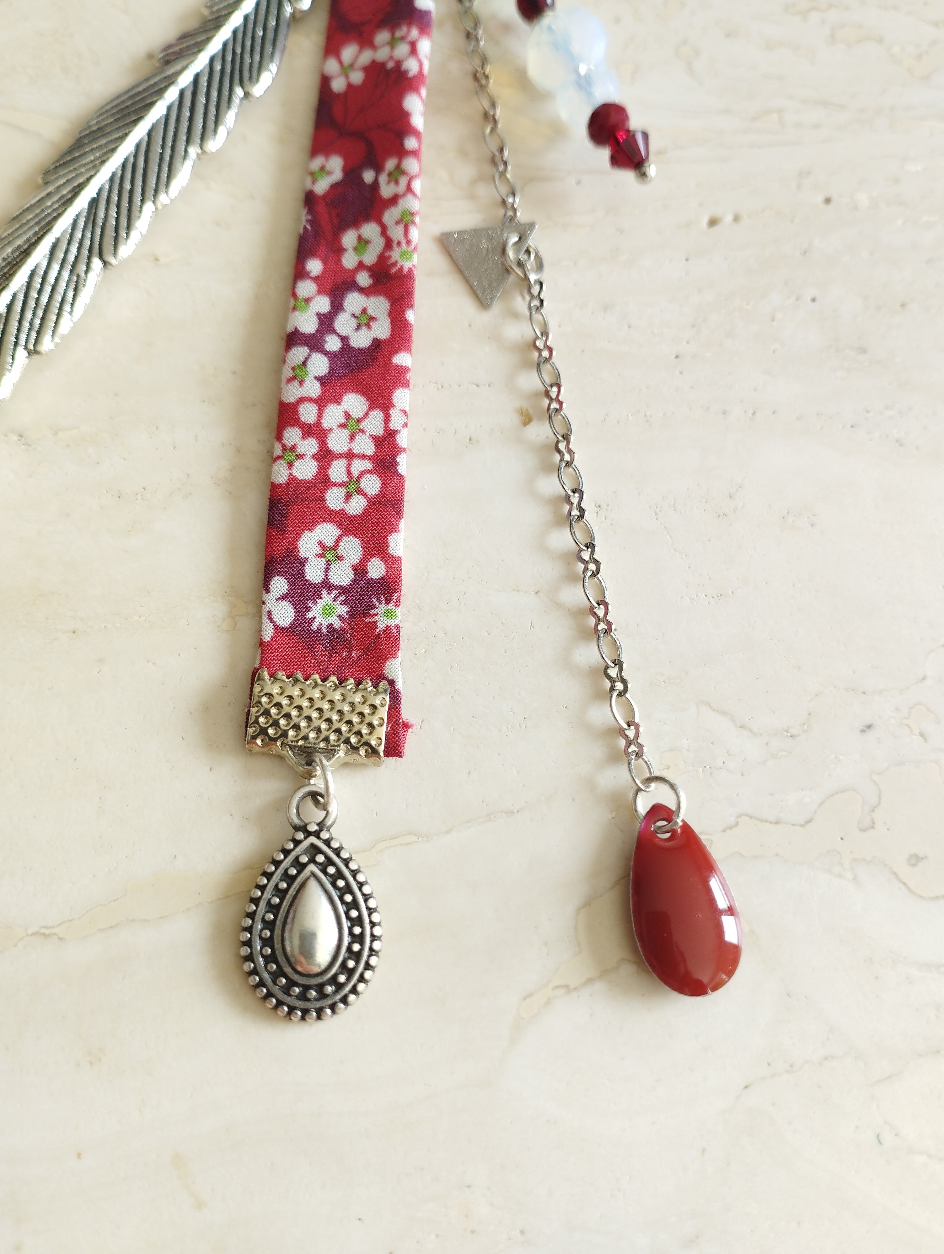 Marque-page Blossom Rouge