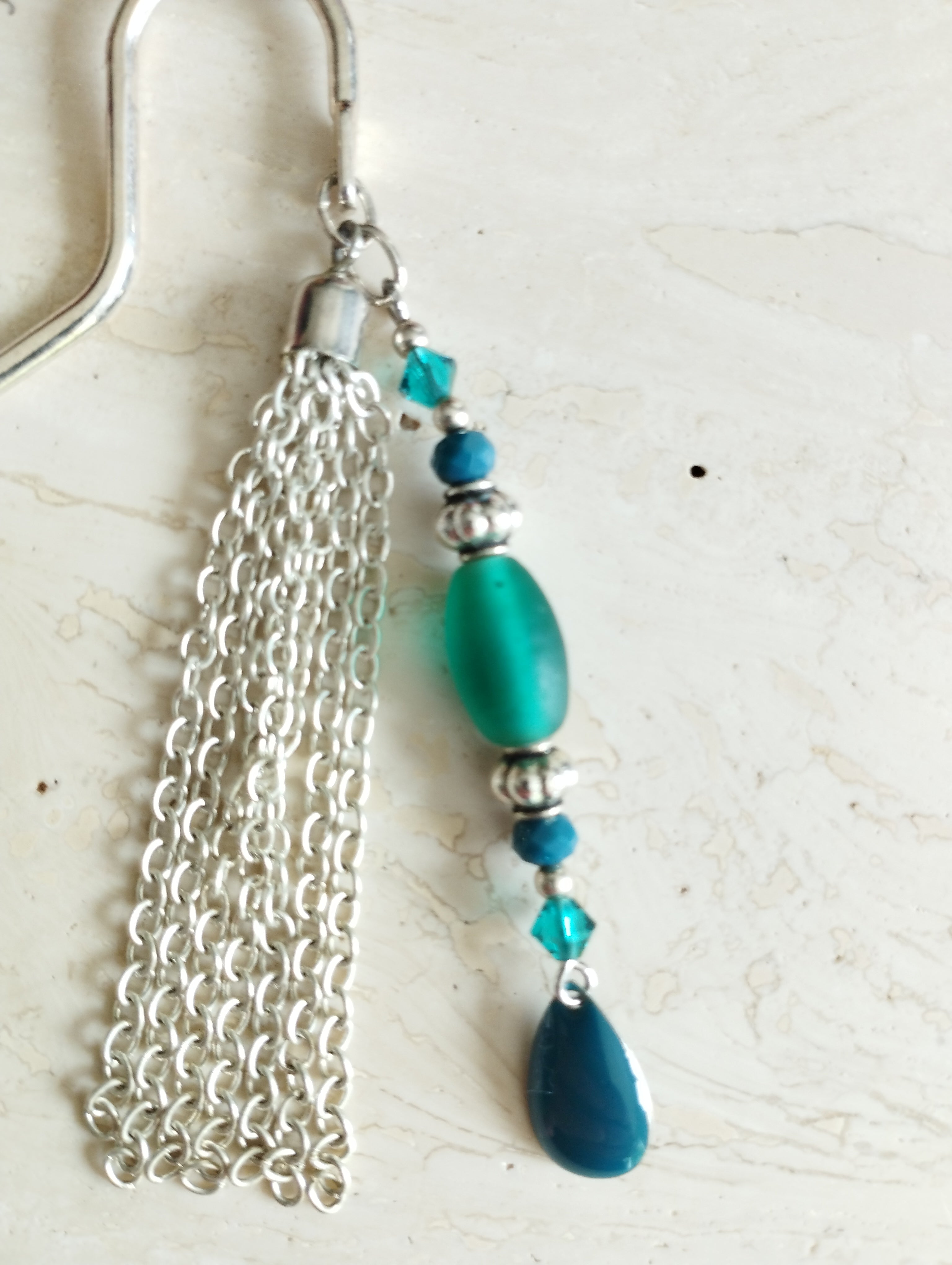 Marque-page pompon métal (petit modèle)