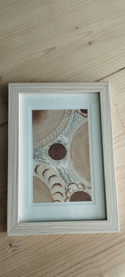 Aquarelle LUNE CAFE