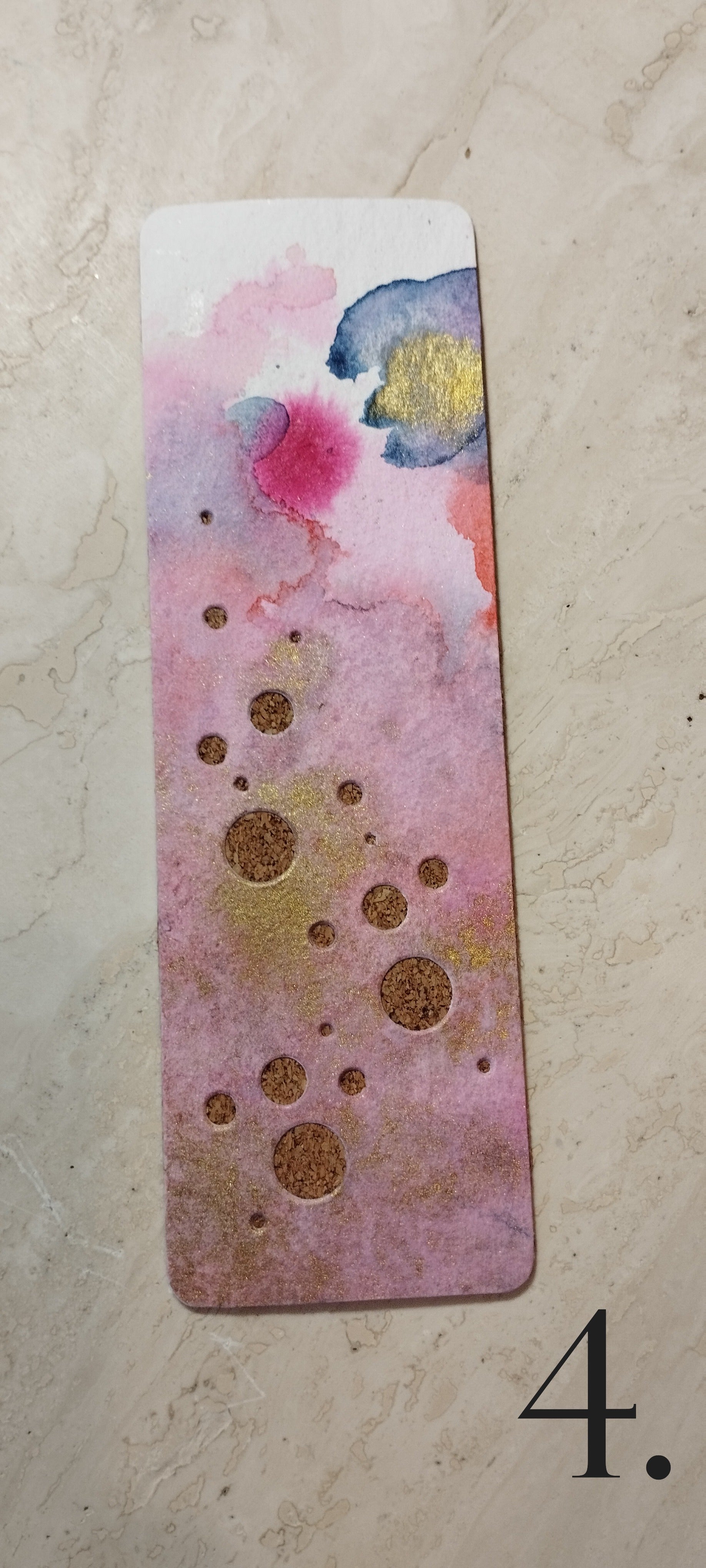 Marque-page Aquarelle et Liège