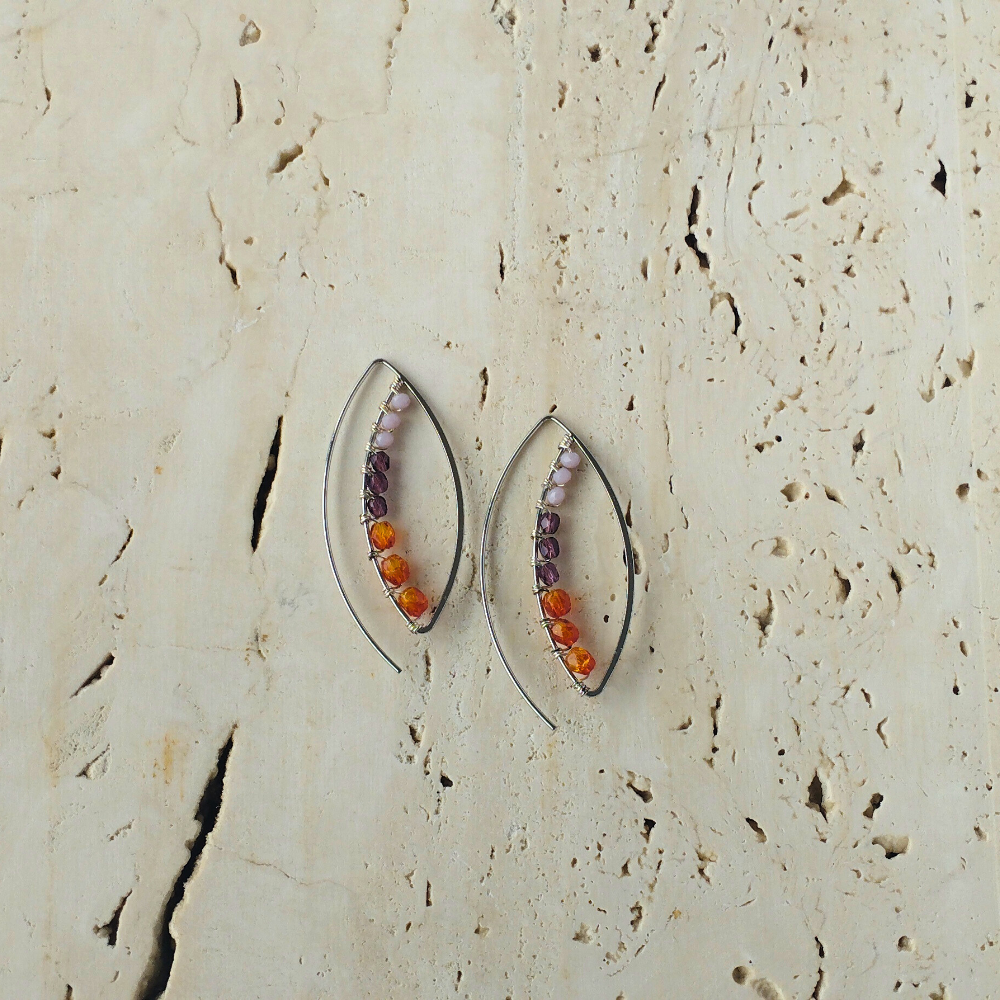 Boucles d'oreilles FEUILLE