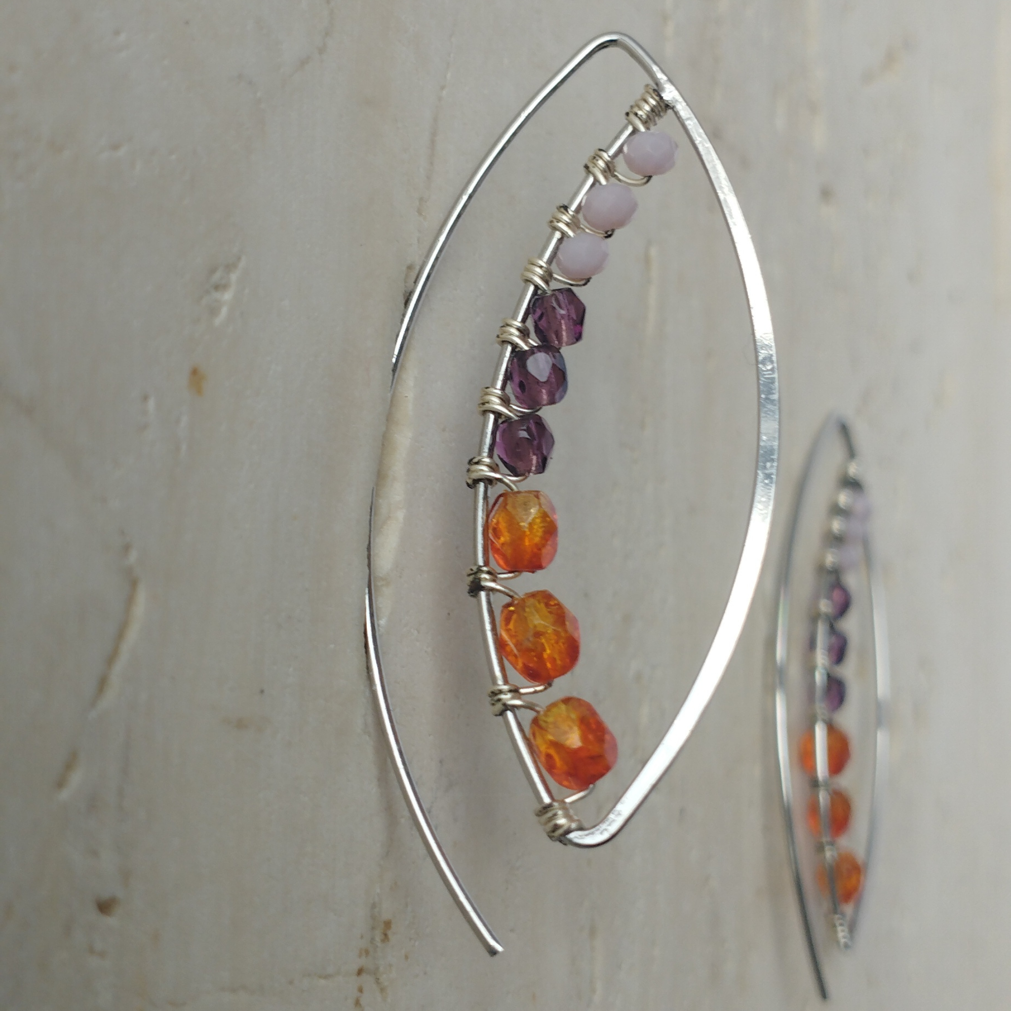 Boucles d'oreilles FEUILLE