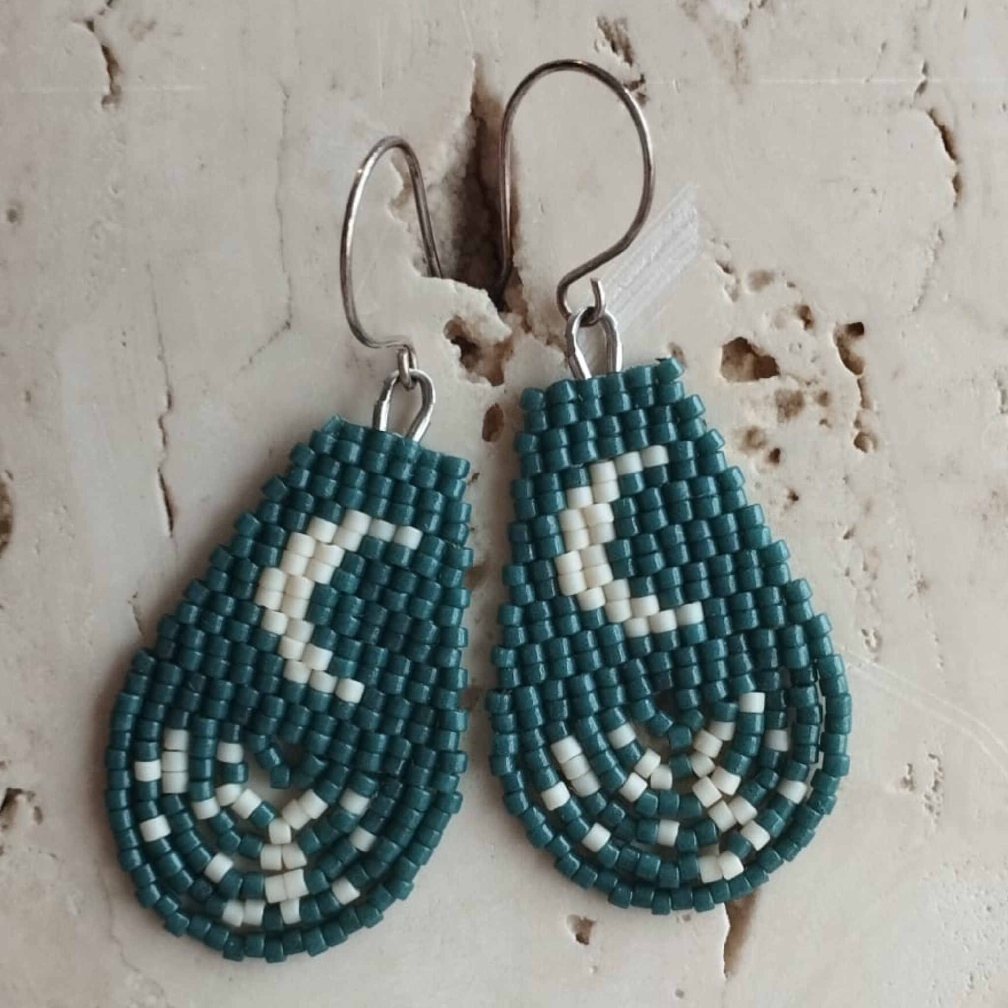 Boucles d'oreilles tissées LUNA