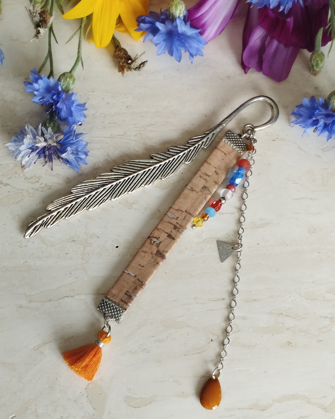 Marque-page Liège orange