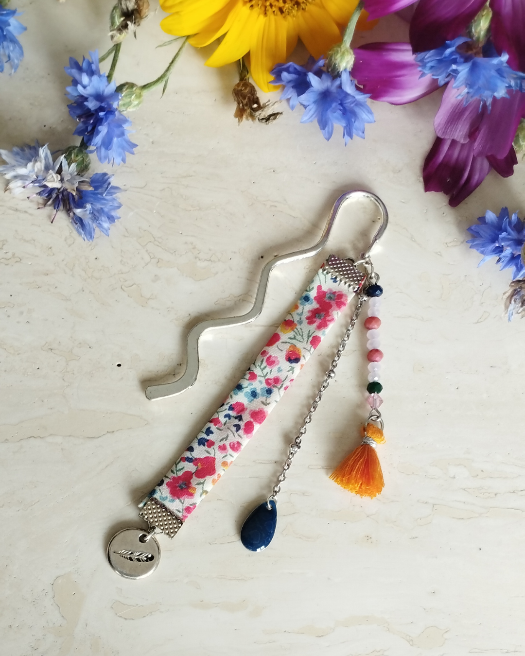 Marque-page plume (petit modèle)