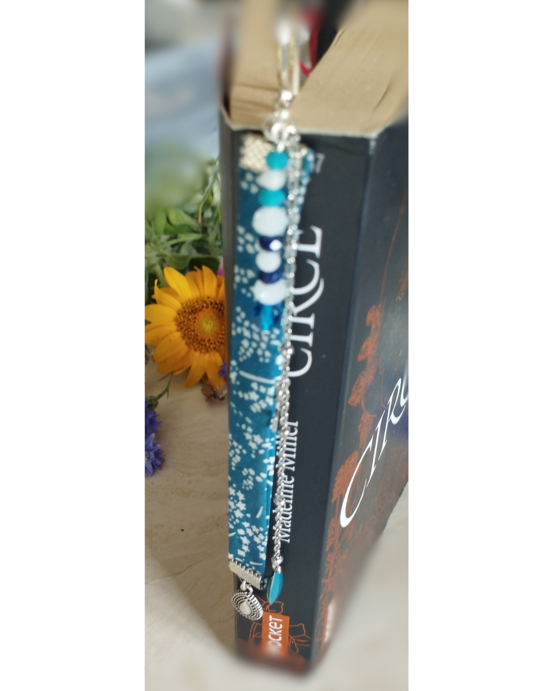 Marque-page Plume et Etoile laiton vieilli