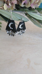 Boucles d'oreilles tissées LUNA
